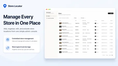 Admin store data management in Supabase
